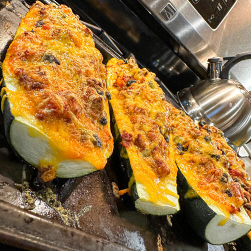 Taco Zucchini Boats